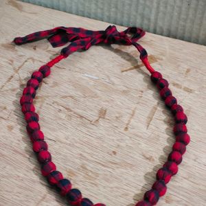 Brand New Ravishing Cotton Cloth Bead Necklace