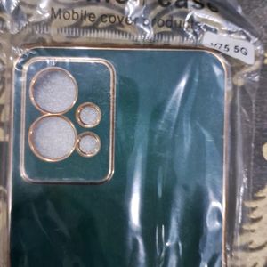 Back Cover | Vivo Y75 5G (Gold & Green)