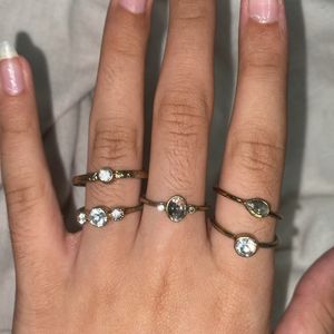 vintage rings with gems