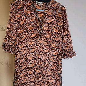 Westside Short Kurti bagru Print