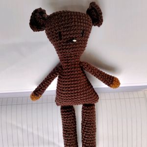 Mr Bean's Teddy Crochet Doll Amigurumi