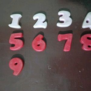 A to Z alphabet with 1 - 9 numbers for kids