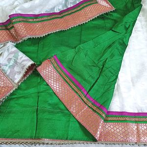 💥🆕️ Brasso Saree With Heavy Brocade Border