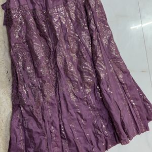 Lavander Long Skirt