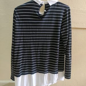 DNMX Striped Twofer Top