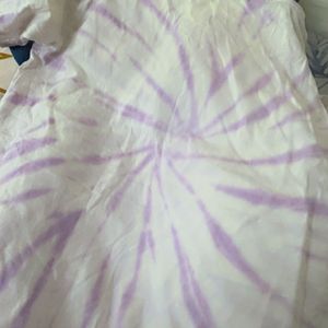 Lavender White Butterfly Tie Dye T Shirt 💜