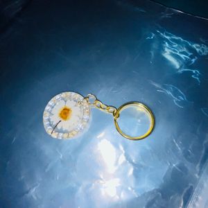 Resin Flower Keychain! Customisable