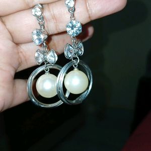 Pearl Earring 6 Cm Long