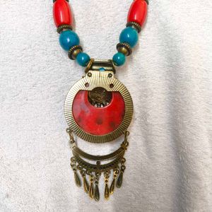 Traditional Heavy Red Neckpiece