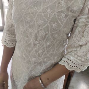 Straight Embroidery Kurta