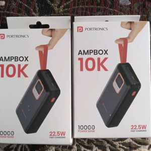 Two (2) PORTRONICS AMPBOX 10K