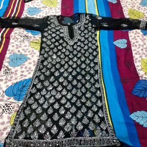 Mirror Work Chicken Kurti