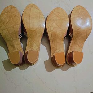 Block Heels 1 Pair