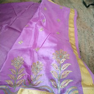 Saree New With Attached Blouse Piece