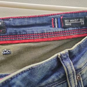 Mid Waist Lee Cooper Jeans