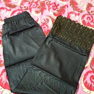 Palazzo- XL Black Pant