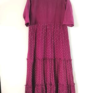 Purple Kurti With Duppata ( Women)