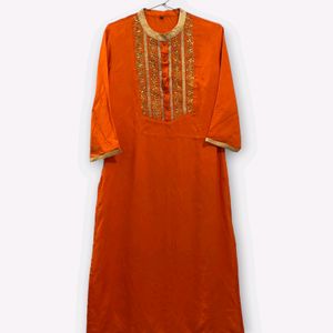 Orange Kurti ✨🧡