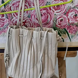 Zara Pleats Bucket Bag