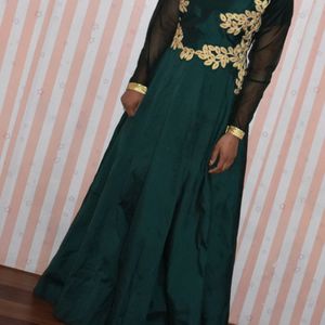 Green Ethnic Gown