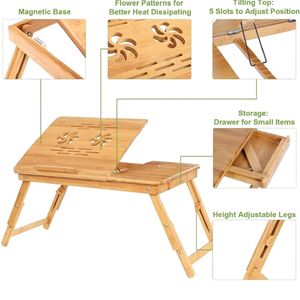 Bamboo Laptop Table +choose any item upto 500 free