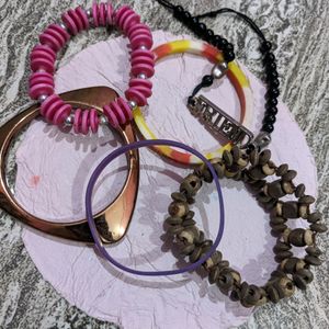 Kids Bracelet And Bangles - Set Of 6