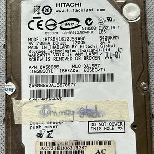 HITACHI 120GB HDD