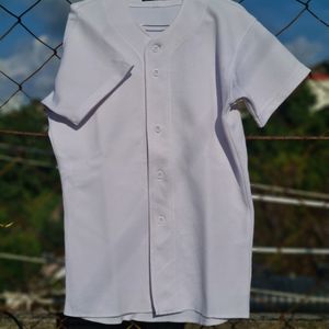 Baseball Jersey Full White(ImportProduct) A1QualiT