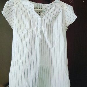 Shein white Shirt For women Size S