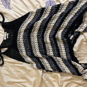 ZARA OVERSIZED CROCHET TOP: 2 Tops