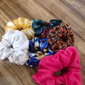 Scrunchies - Set Of 6