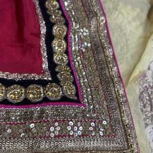 Pure Chiffon Lehenga Style Saree