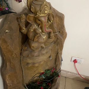 Sitting Ganesh Ji Water Fountain for Living Room/O