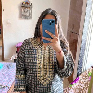 Black Kurti Set