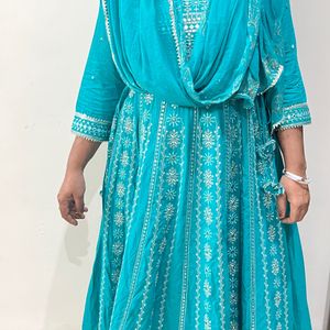 3 peice anarkali dress