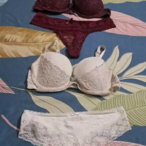 Combo Of Four Imported Fabric Bra Hnm