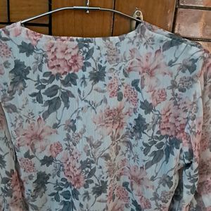 Combo Of  Floral  Top N  BRAND Ed Jeans