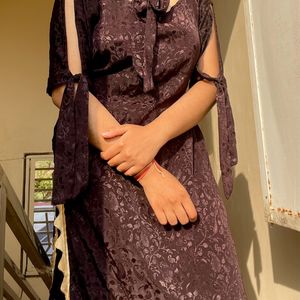 Cut Out Black Kurti