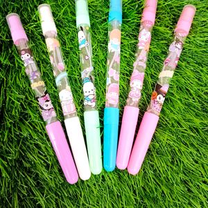 Set Of 6 Sanrio Spray Gel Pens