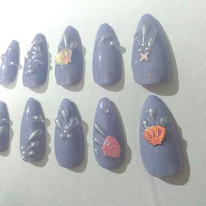 Price Drop! Press On Nails(Mermaid Core🧜‍♀️)