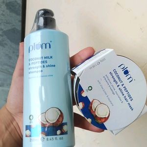 Plum Coconut Hair Shampoo And Mask