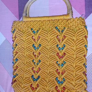 Handmade Bag Designed With Chrystal