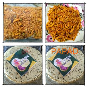 1kg.Sindhi PaPad and 1 Kg.  Mix Chewda.