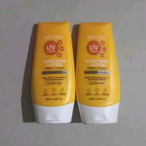 COMBO OF 2 SILEOSA ANTI SUNSCREEN LOTION