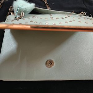 Beautiful Aqua Blue Slingbag