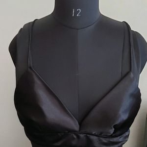 Black Backless Blouse(28 To 40)