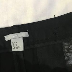 Black Midrise Trouser Waist 32