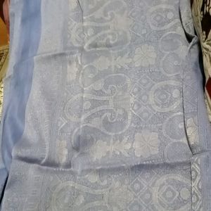 Banarasi Silk Saree In Sky Blue