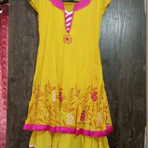 Knee Length Flared Kurta