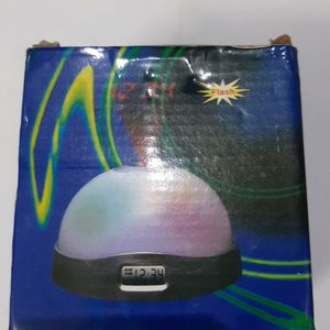 LED projection Clock With Color Changing Lamp